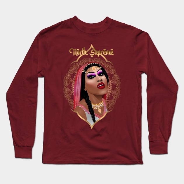 Priyanka North Supreme from Drag Race Canada Long Sleeve T-Shirt by dragover